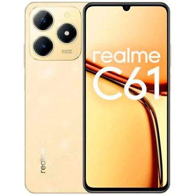 REALME C61, 6,78", 6GB, 256GB, Android 14, zlatni